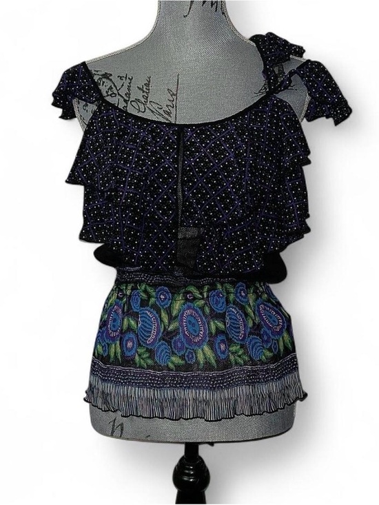 Anna Sui Tops - Anna Sui Designer Vtg 100% Silk Top from “Days of Heaven” collection of 2011